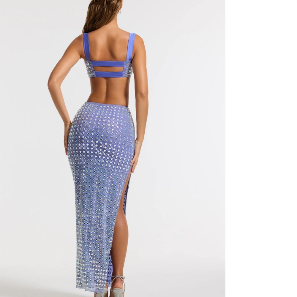 Oh Polly Siona Embellished Mid Rise Gown Dress - Picture 4 of 4